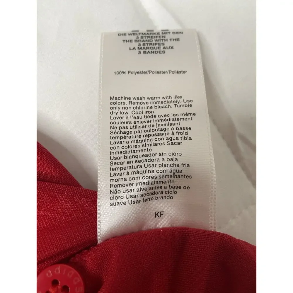 Adidas Louisville Cardinals Polo Shirt Mens 2XL Red ClimaLite Embroidered Logo N